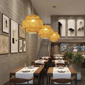 Lámpara Colgante de Bambú Tejida a Mano de Primera Calidad, Lámpara Colgante de Madera Sostenible, Decoración Zen para el Hogar, Proveedor OEM - Product Image 4