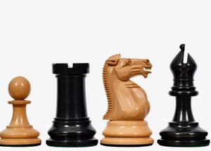 Piezas de Ajedrez de Lujo Antiguas de 1865-70, Modelo Steinitz Staunton, Rey de 3.75 pulgadas, Reproducción en Ébano y Madera de Boj, al Mejor Precio - Product Image 5