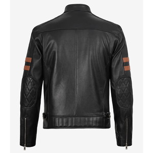 2026 OEM Top Trending Genuine Black Cowhide Leather <b>Jacket</b> For Men's High Quality Low MOQ <b>Plus</b>-<b>Size</b> Winter Fashion Heated <b>Jacket</b> - Product Image 6