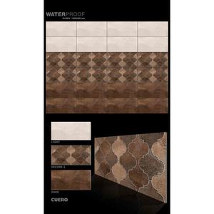 Azulejos de cerámica grises Vistaar 24x12 para pared y suelo de baño, 300x600 mm, efecto mármol, esmalte digital, antideslizantes - Product Image 2