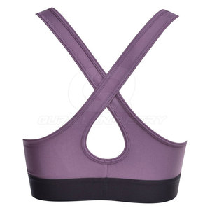 Sujetador Deportivo Cómodo de Alta Sujeción con Tirantes Ajustables, Logotipo Frontal, Hecho de Tela Suave de Secado Rápido para Entrenamientos - Product Image 4