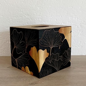 Boîte à mouchoirs en bois imprimée d'inspiration Zen, boîte à mouchoirs en bois apaisante pour la décoration de spa et de bien-être, accessoire de vente en gros - Product Image 3