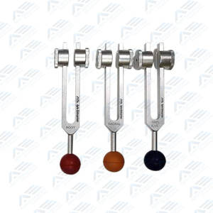 Activateur gratuit de bonne qualité pour le sonothérapie, le yoga, la méditation, l'ensemble de diapasons chakra lestés avec des boules chakra colorées - Product Image 2