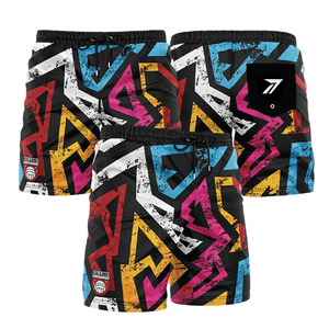 Shorts de Moda con Lavado Ácido para Hombre y Mujer, Estilo Vintage Desgastado, 300 GSM, Felpa de Algodón, Shorts de Invierno Cálidos, Estilo Cargo, con Logotipo Personalizado - Product Image 1