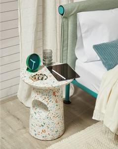 Table d'appoint de luxe en terrazzo de haute qualité, tabouret minimaliste, mobilier de jardin, meilleur choix, table basse d'intérieur et d'extérieur - Product Image 6