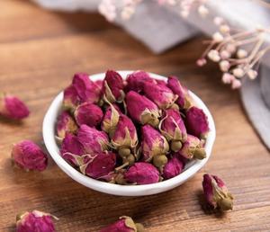<b>Dried</b> Rose Buds Loose Leaf Blooming Tea Natural Herbal Tea Bulk Pack Health Tea Red Flower <b>Petals</b> Organic Style High Aroma - Product Image 1