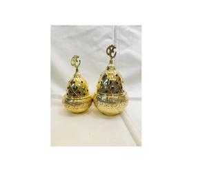 Quemador de Incienso Metálico Vintage que Aporta Encanto del Mundo Antiguo a los Espacios Modernos - Product Image 1