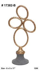Modern Vertical Aluminium Marine Life Animal Abstract Sculpture GOOD DESIGN GDD22 Eco-Friendly <b>Tabletop</b> Living Room India - Product Image 3