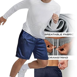 Conjunto de Verano, Cintura Elástica, Shorts de Malla Transpirable, Ecológicos, Casuales, Cómodos para Uso Diario - Product Image 6