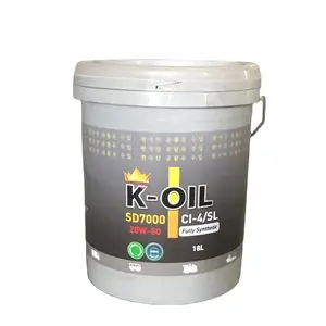 K-Oil SD7000 15 w40/20 w50 CI-4/SL olio completamente sintetico di alta qualità e prezzo di fabbrica utilizzare il produttore del Vietnam