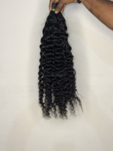 ผมต่ออินเดียแท้แบบ Remy  ถักด้วยเครื่องจักรสองชั้น  ผมเวอร์จิ้น 100%  มีสีบาเลยาจให้เลือก - Product Image 2