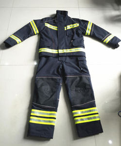 Traje de bombero personalizado con logotipo, uniforme de rescate contra incendios, ropa de trabajo de seguridad, uniforme de bombero OEM - Product Image 3