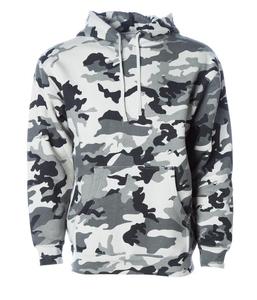 Sweat-shirt à capuche imprimé pour homme, pull-over unisexe en polaire camouflage épais, fournisseur de vêtements en gros - Product Image 1