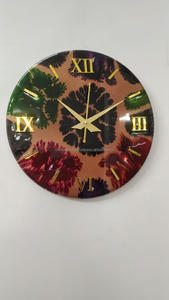 Reloj de pared de lujo hecho a mano para decoración del hogar Pantalla de aguja de una sola cara al por mayor a granel de La India - Product Image 6