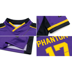 เสื้อฮู้ดแขนสั้นโพลีเอสเตอร์แบบสวมกลับด้านได้สำหรับทีมแข่งขันอีสปอร์ต  แบบสั่งทำพิเศษสำหรับผู้ชาย  ผลิตโดยโรงงาน OEM - Product Image 4