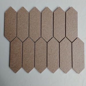 Tuiles de mosaïque hexagonales de qualité supérieure de 73 mm |   Porcelaine pleine masse pour murs et sols, utilisation intérieure et extérieure - Product Image 1