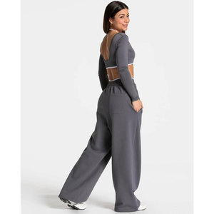 Wearpex Fashionable Women Joggers Best Quality 100% Cotton Fleece Streetwear <b>Drawstring</b> Closure Outdoor Use Custom <b>Trousers</b> - Product Image 4