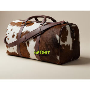 Bolsa de Viaje de Cuero Premium para Gimnasio y Fin de Semana, Bolsa de Lona Grande para Pasar la Noche, Bolsa de Equipaje de Cuero Genuino Vintage - Product Image 6