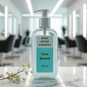 Shampoo réparateur de liaisons, formule de renforcement avancée, reconstruit les liaisons capillaires, réduit la casse, avec kératine et biotine pour des cheveux lisses - Product Image 1