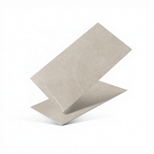 Promotion Stock : Carreaux de Sol et Mur en Porcelaine Polie Effet Marbre Brun Glacé 60x120 à Motif Aléatoire pour Salle de Bain - Product Image 1