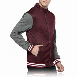 Ventes en gros de vestes universitaires personnalisées, vestes bomber, uniformes d'équipe de baseball pour hommes, fournisseur B2B, fabricant de vêtements d'extérieur en polaire - Product Image 4