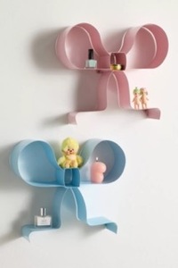 2026 Latest Metal Bow Shape Organizer <b>Wall</b> <b>Shelf</b> in Candy Colors for Kids Bedroom Home Decorations - Product Image 6