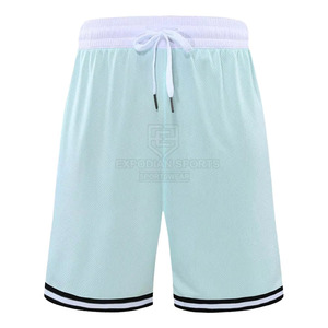 Shorts de basket-ball personnalisés OEM ODM 100% polyester respirant, séchage rapide, antibactérien, shorts de sport athlétiques pour hommes - Product Image 2