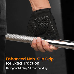 Guantes de Gimnasio al por Mayor con Logotipo Personalizado, Antideslizantes, Transpirables, para Fisicoculturismo, Entrenamiento, Correr, Ciclismo, con Soporte para Muñeca - Product Image 5