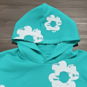 Ensemble de survêtement décontracté pour homme à manches longues en denim déchiré, de haute qualité, nouveau design - Product Image 3