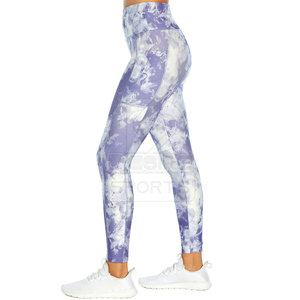 Leggings de yoga pour femmes, taille élastique, tricotés, nouveau design, prix raisonnable, respirants, sans couture, séchage rapide, légers - Product Image 2