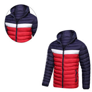 <b>Men</b> Premium Hooded Bubble <b>Jacket</b> Waterproof <b>Warm</b> Quilted Lightweight Full Zip Winter Casual Regular Fit Outdoor Outerwear 100% - Product Image 3