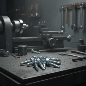 สกรูเจาะยึดหัวหกเหลี่ยม PDC เหล็กกล้าคาร์บอน ชุบสังกะสี/ชุบกัลวาไนซ์/ชุบฟอสเฟต ขนาดเมตริก/นิ้ว ระดับ 8 สำหรับยึดหลังคา - Product Image 1