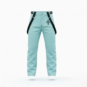 Pantalones de Esquí de Alta Calidad, 100% Poliéster, Teñido Liso, Impermeables 10,000mm, Aislamiento de Forro Polar, Cierre de Gancho y Bucle, Personalizables - Product Image 2