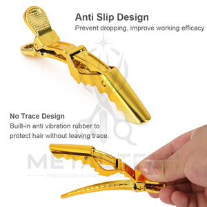 Barrettes de coiffure professionnelles antidérapantes en or de qualité supérieure pour styliste de salon - Product Image 4