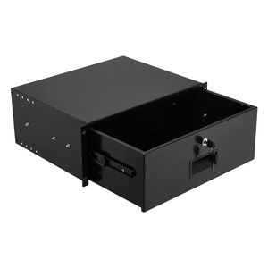 Cassetto per Rack 4U con Capacità di Carico Massima di 50 Libbre, Bloccabile, per Armadi Server, con Foro per Gestione Cavi e Serratura Scorrevole - Product Image 1