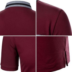 Camiseta Polo Personalizada con Bordado de Marca Personalizada, Ropa de Negocios para Hombre, Camiseta de Algodón Tejido para Hombre - Product Image 3