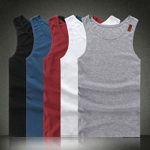 Men's <b>Black</b> Quick Dry Tie-Dyed Sleeveless <b>Tank</b> <b>Top</b> O-Neck Sporty Style Solid Knitted Spandex/Polyester Recycled Material 180g - Product Image 4