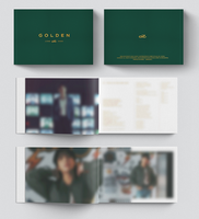 BTS Jung Kook (GOLDEN) Weverse Pop Music CD - Plastique et papier, Coréen, Tous âges, BW-154 KR