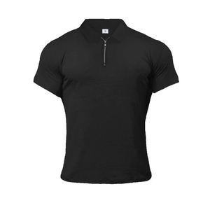 Cremallera de Estilo Vintage Personalizada para Camisas de Hombre con Estampado de Leopardo, Ajuste Delgado, Tela de Poliéster, Mangas Cortas, Fitness - Product Image 5