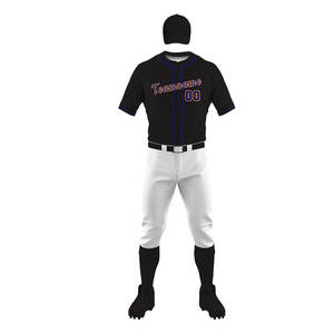 Pantalon de baseball blanc pour homme avec ceinture noire et chaussettes, coupe classique, toutes saisons, respirant, polyester, couleur unie - Product Image 3