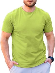 T-shirts pour hommes en gros, 100% coton, design uni, coupe classique, respirant, écologique, tissu durable, tendance - Product Image 6
