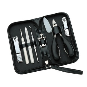 Customizable Luxurious Stainless Steel Electric Portable Professional Beauty Care <b>Manicure</b> Pedicure Care <b>Kit</b> 5-in-1 Single Case - Product Image 1