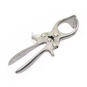 เครื่องมือผ่าตัดสัตว์ คีมตัดอวัยวะเพศสัตว์ สแตนเลส 23 ซม. ขายดี บริการ OEM - Product Image 4