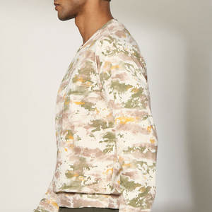 Sweat-shirts à col rond pour hommes, 100% coton, poids lourd, avec doublure en polaire et manches longues, pour la saison hivernale, offre à faible MOQ. - Product Image 3