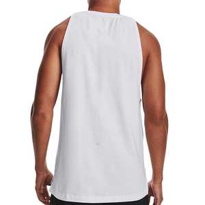Camiseta sin mangas personalizada con logo impreso para hombre, ropa de fitness, chaleco de entrenamiento, camiseta sin mangas para venta en línea 2026 - Product Image 2