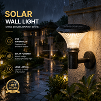 Lampe murale solaire extérieure personnalisée OEM, lampe murale de jardin LED étanche, prix direct d'usine
