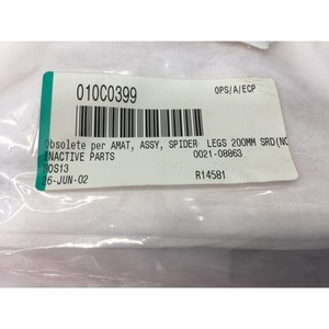 AMAT 0021-08863 SPIDER LEGS, WEDGE POST, ELECTRA - Equipo y piezas de semiconductores de confianza de Trusted Global Legacy - Product Image 1