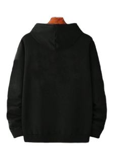 เสื้อมีฮู้ดผ้าฟลีซปักลายแบบสวมหัวสไตล์สตรีทสำหรับฤดูใบไม้ร่วงผ้าฝ้าย100% พรีเมี่ยมสำหรับผู้ชายและผู้หญิง - Product Image 3