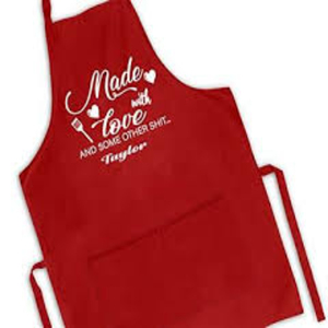 Delantal personalizable de Navidad nuevo de alta calidad con estampado de tela KVR Reino Unido - Product Image 6