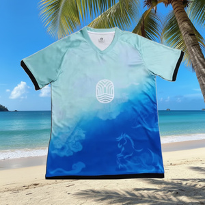 ชุดเสื้อฟุตบอลผู้ใหญ่คุณภาพพรีเมียม พิมพ์ลายดิจิตอลแบบซับลิเมชั่นตามสั่ง แห้งเร็ว ระบายอากาศได้ดี ยืดได้สี่ทิศทาง สำหรับทุกเพศ - Product Image 4